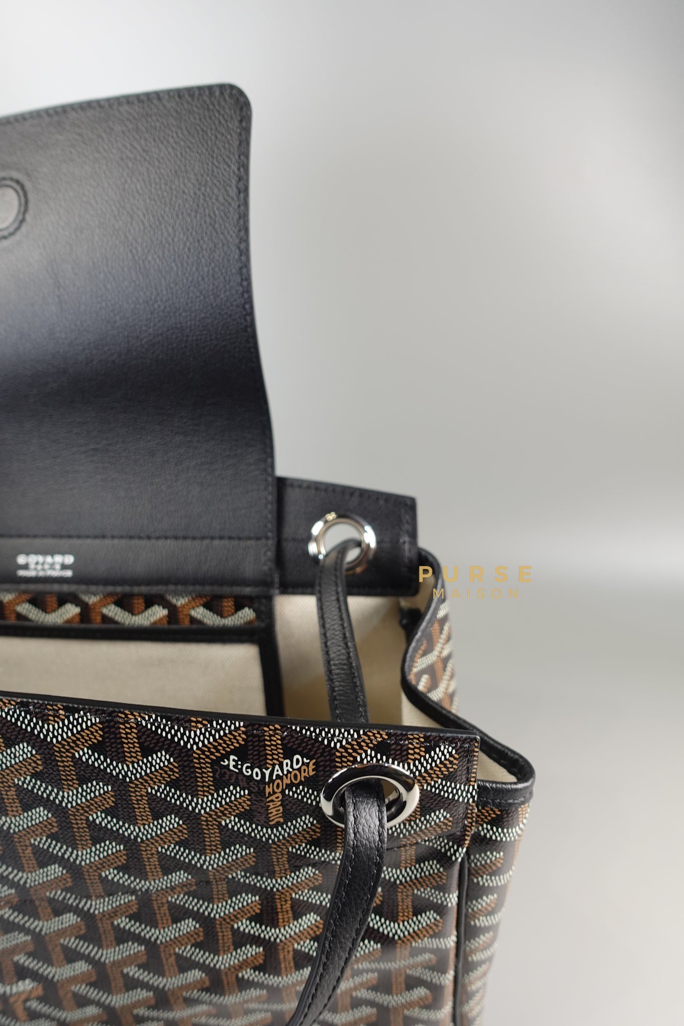 Rouette PM Bag Black (Noir) | Purse Maison Luxury Bags Shop