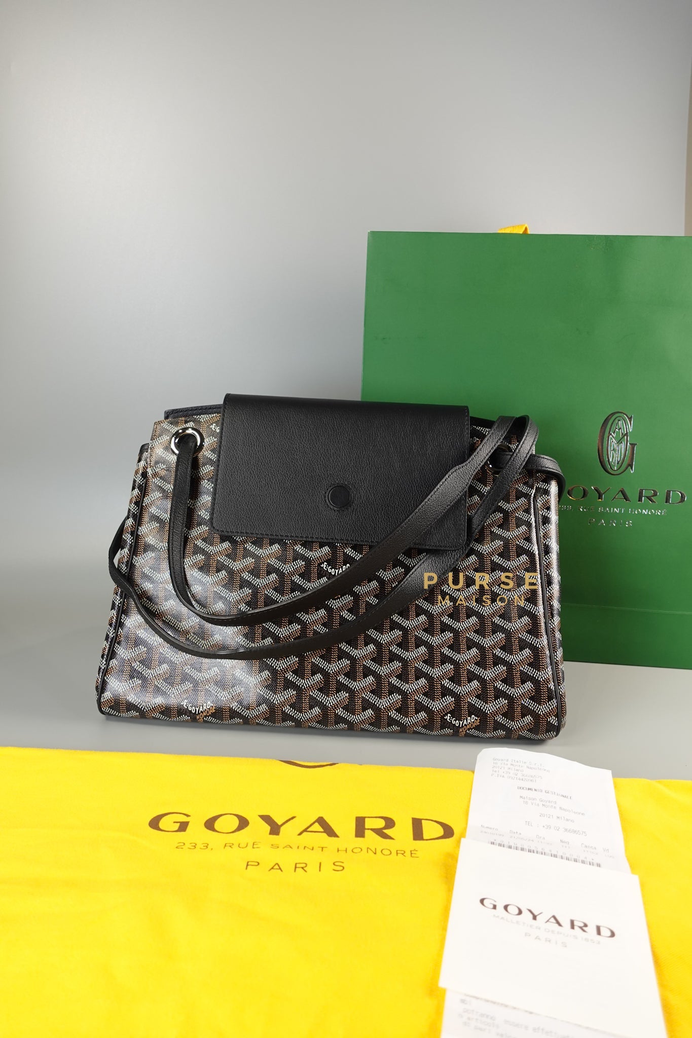 Rouette PM Bag Black (Noir) | Purse Maison Luxury Bags Shop