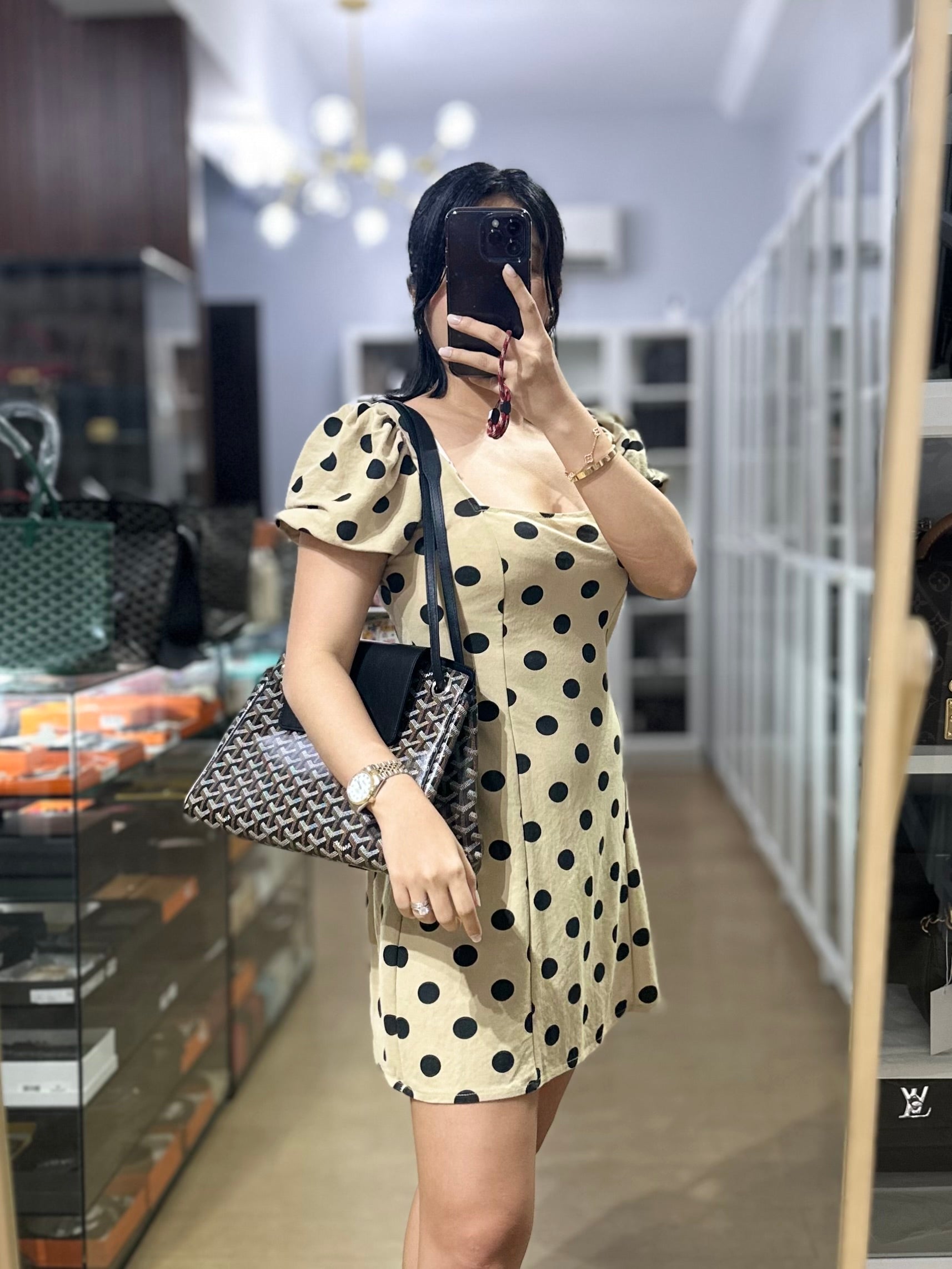 Rouette PM Bag Black (Noir) | Purse Maison Luxury Bags Shop