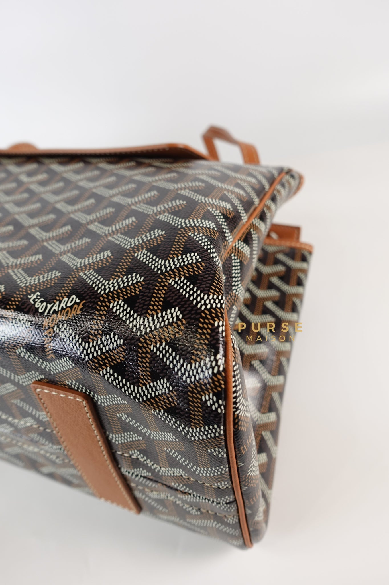 Rouette PM Bag Black/Tan (Noir et Naturel) | Purse Maison Luxury Bags Shop