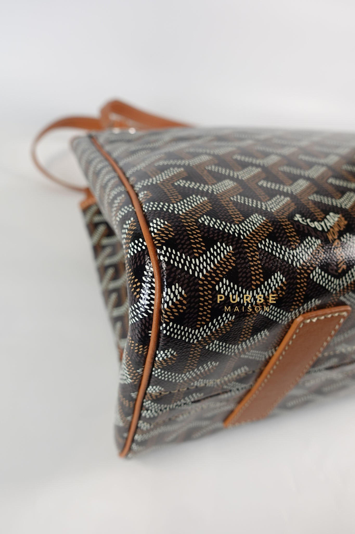 Rouette PM Bag Black/Tan (Noir et Naturel) | Purse Maison Luxury Bags Shop