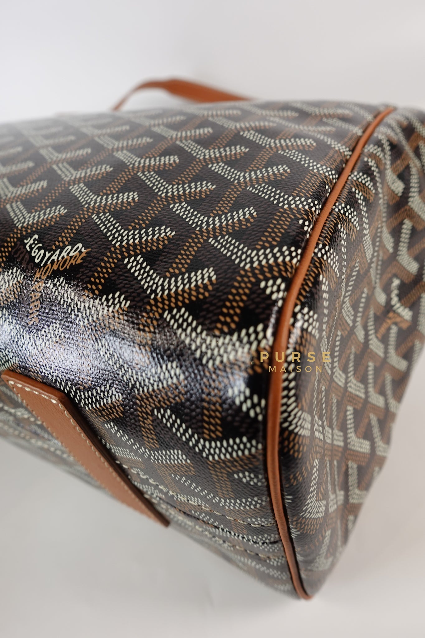 Rouette PM Bag Black/Tan (Noir et Naturel) | Purse Maison Luxury Bags Shop