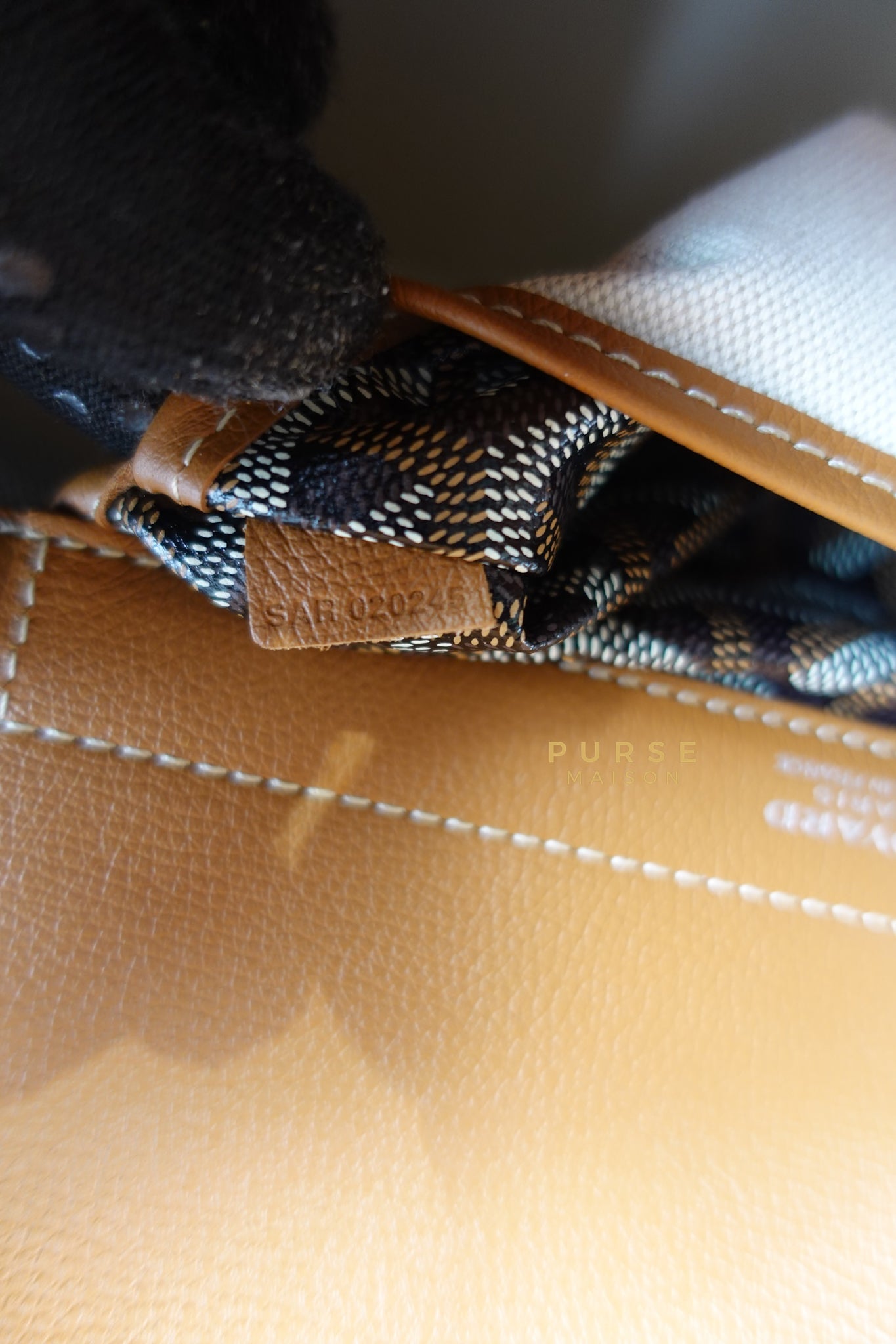 Rouette PM Bag Black/Tan (Noir et Naturel) | Purse Maison Luxury Bags Shop