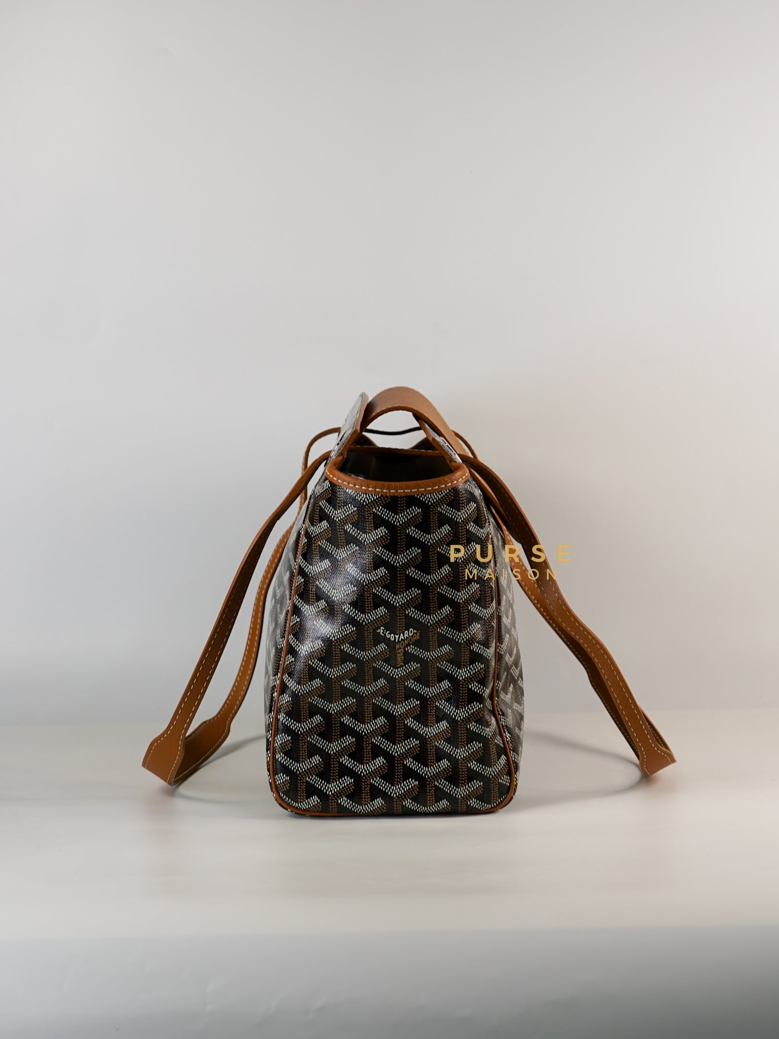 Rouette PM Bag Black/Tan (Noir et Naturel) | Purse Maison Luxury Bags Shop