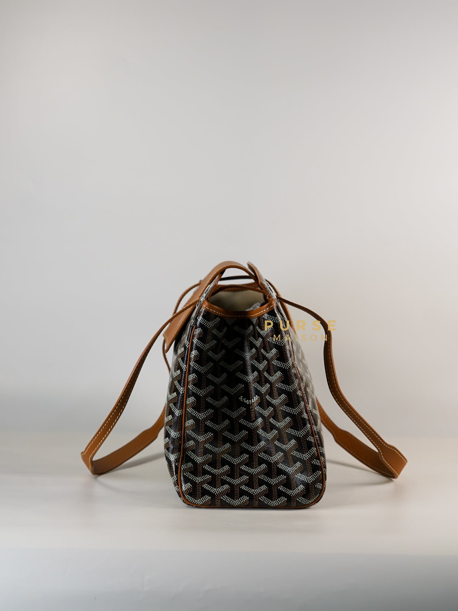 Rouette PM Bag Black/Tan (Noir et Naturel) | Purse Maison Luxury Bags Shop