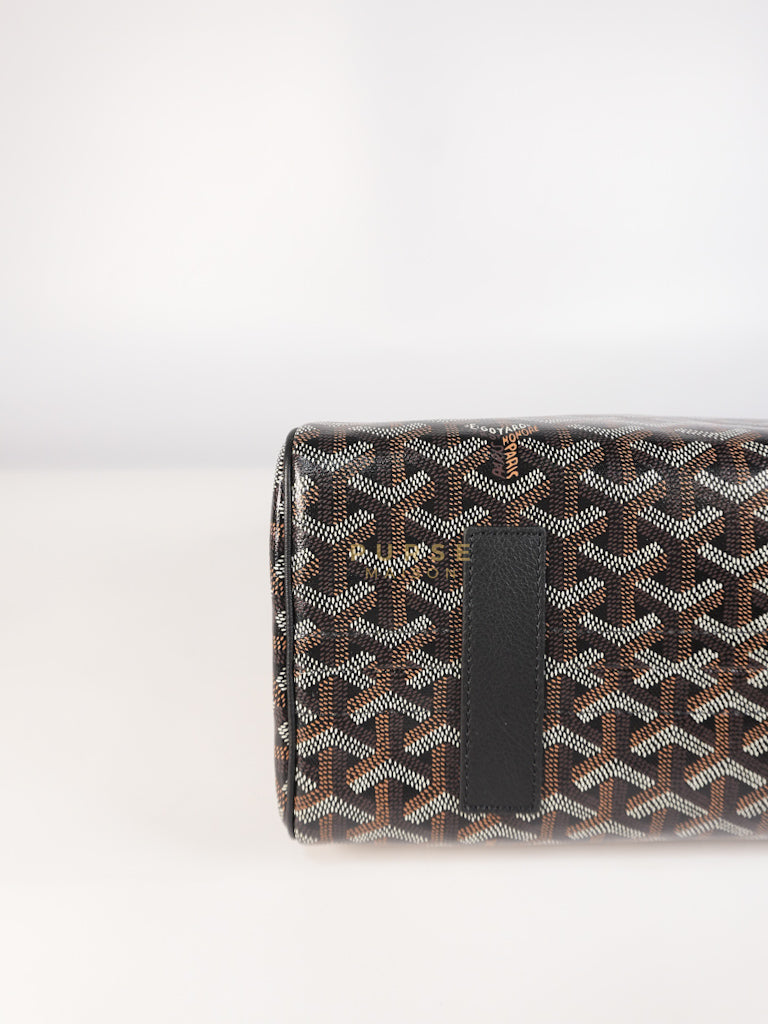 Rouette PM Bag in Black Goyardine Canvas | Purse Maison Luxury Bags Shop