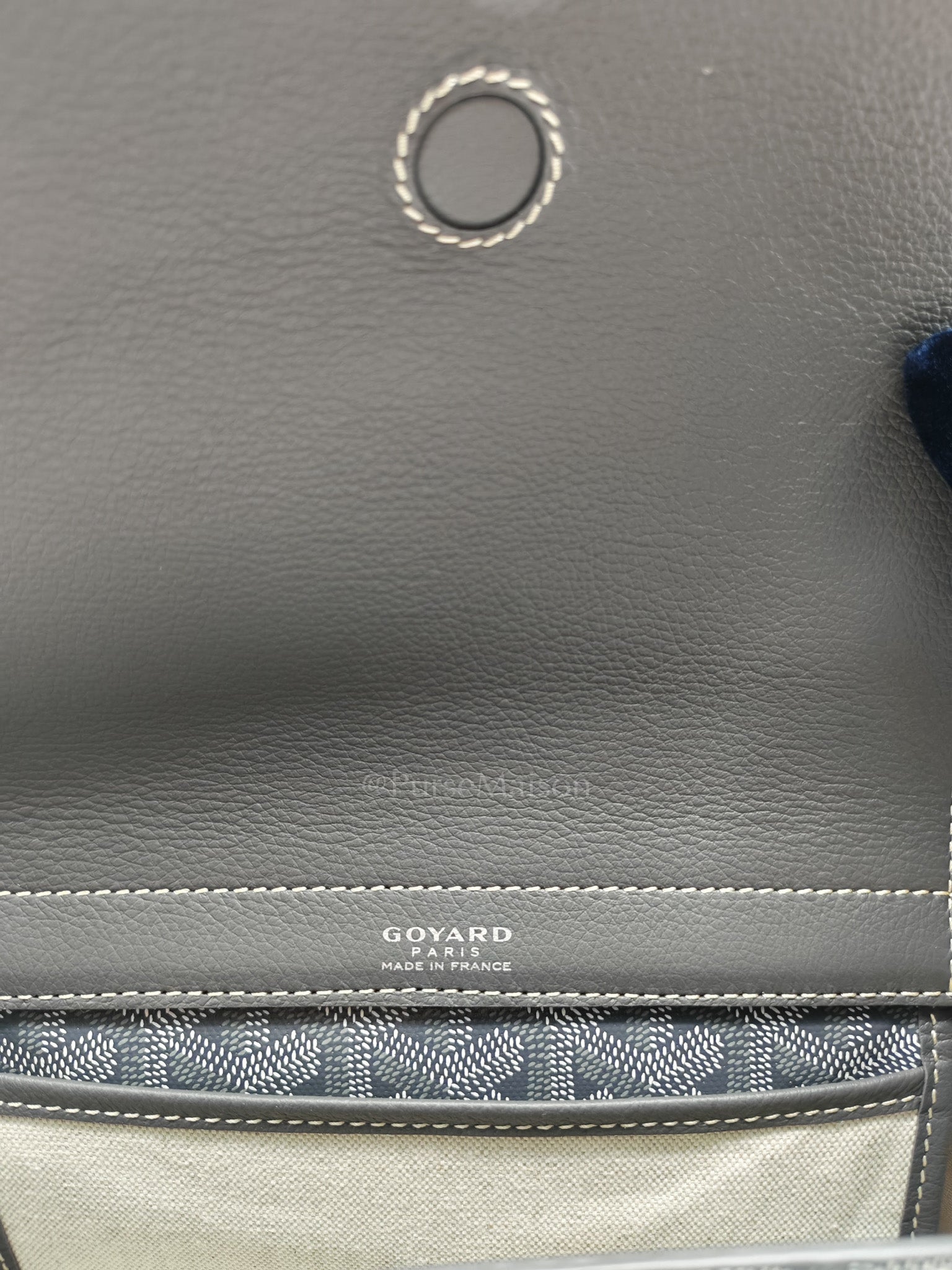 Rouette PM Gray in Goyardine Canvas Tote Bag | Purse Maison Luxury Bags Shop