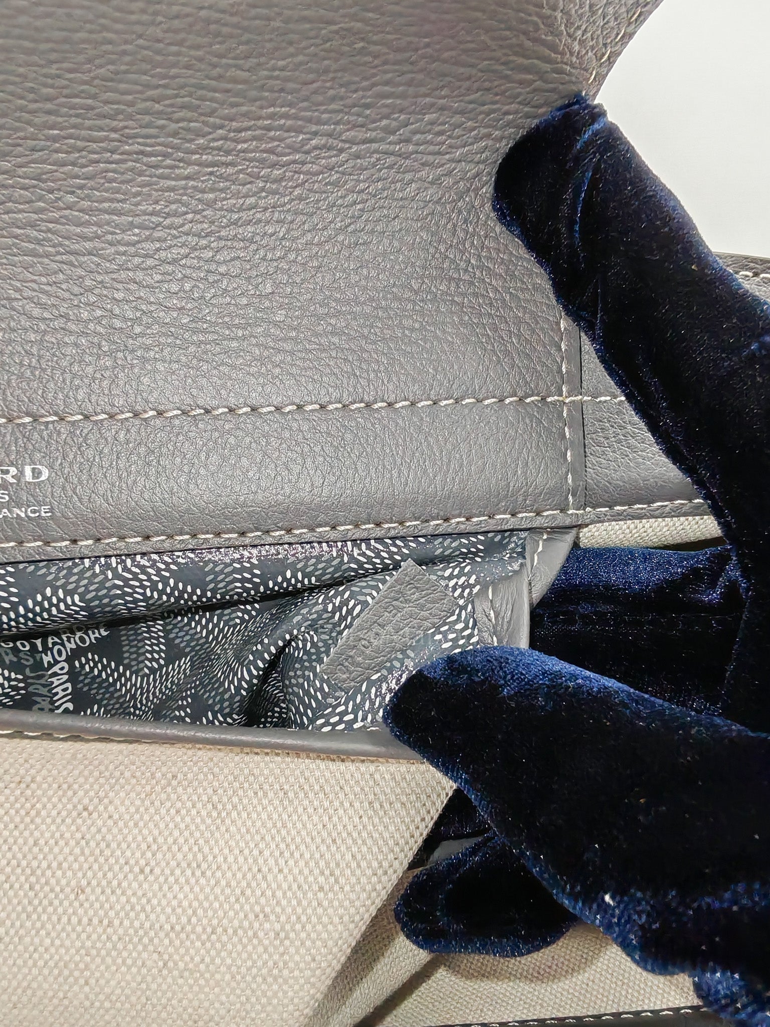 Rouette PM Gray in Goyardine Canvas Tote Bag | Purse Maison Luxury Bags Shop