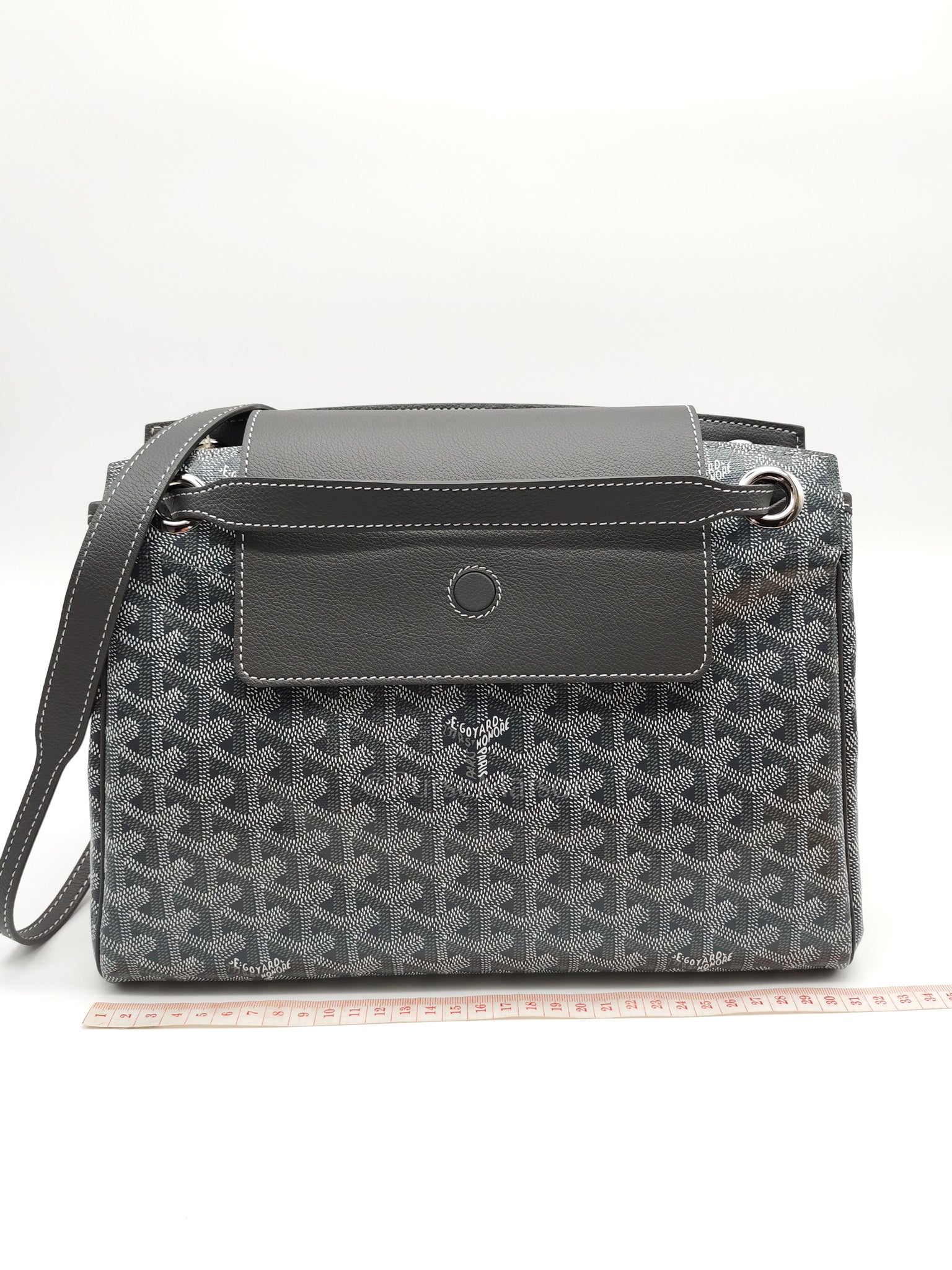 Rouette PM Gray in Goyardine Canvas Tote Bag | Purse Maison Luxury Bags Shop