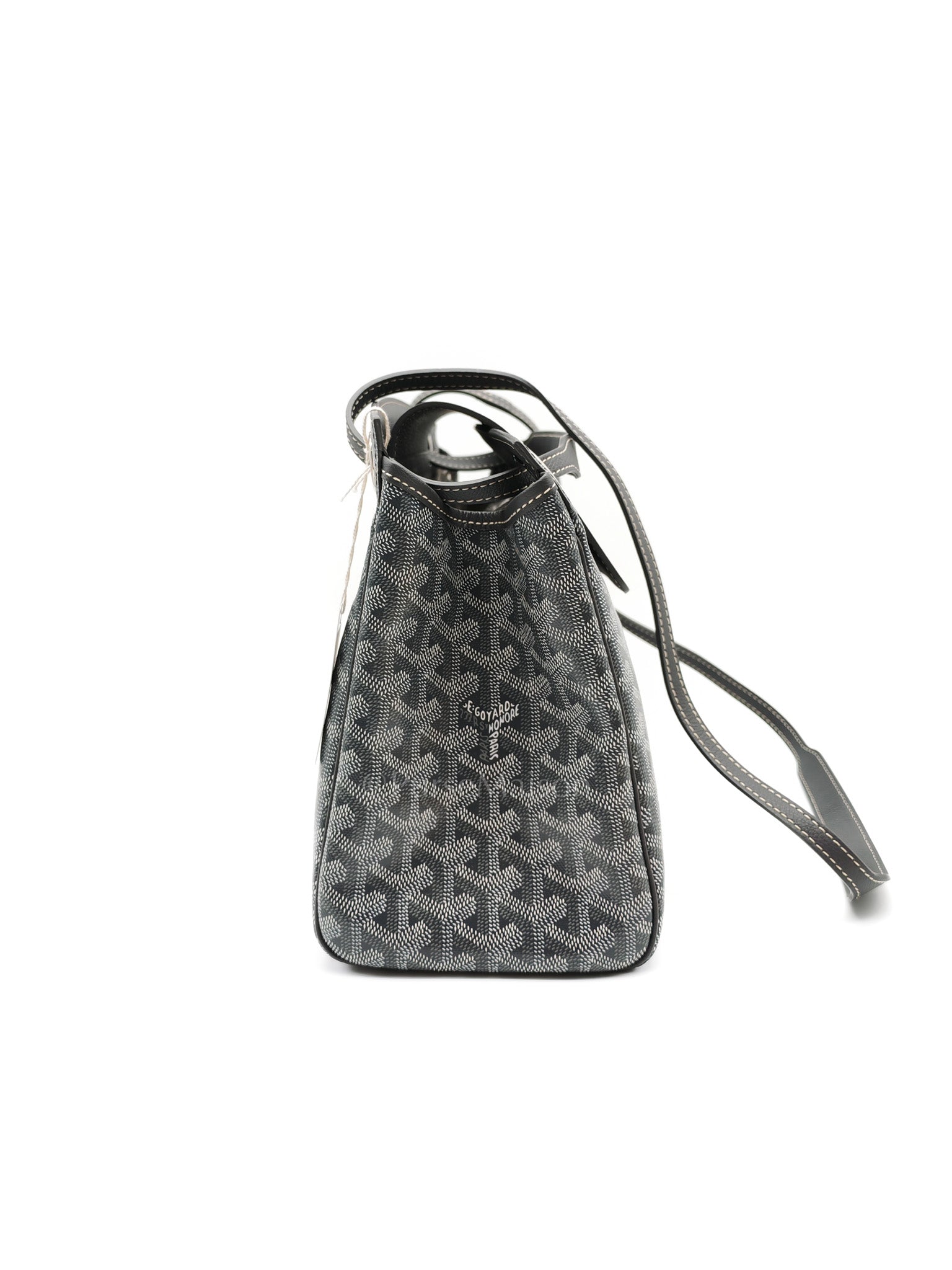 Rouette PM Gray in Goyardine Canvas Tote Bag | Purse Maison Luxury Bags Shop