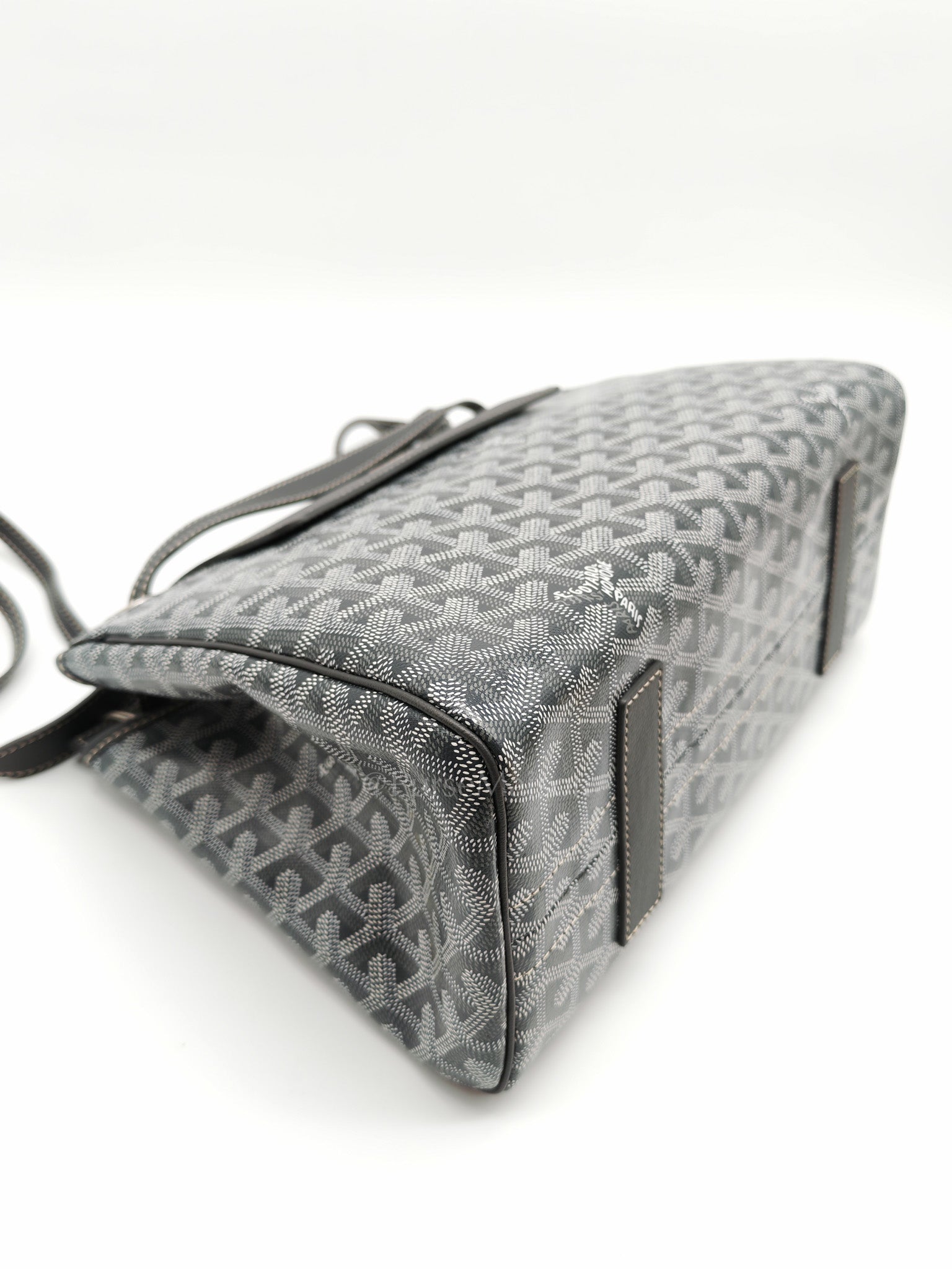 Rouette PM Gray in Goyardine Canvas Tote Bag | Purse Maison Luxury Bags Shop