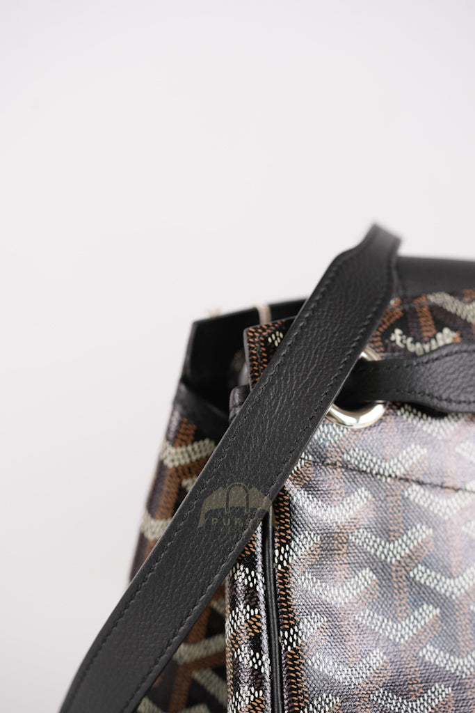 Rouette PM in Black Goyardine Canvas Tote Bag | Purse Maison Luxury Bags Shop