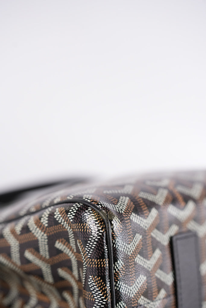 Rouette PM in Black Goyardine Canvas Tote Bag | Purse Maison Luxury Bags Shop