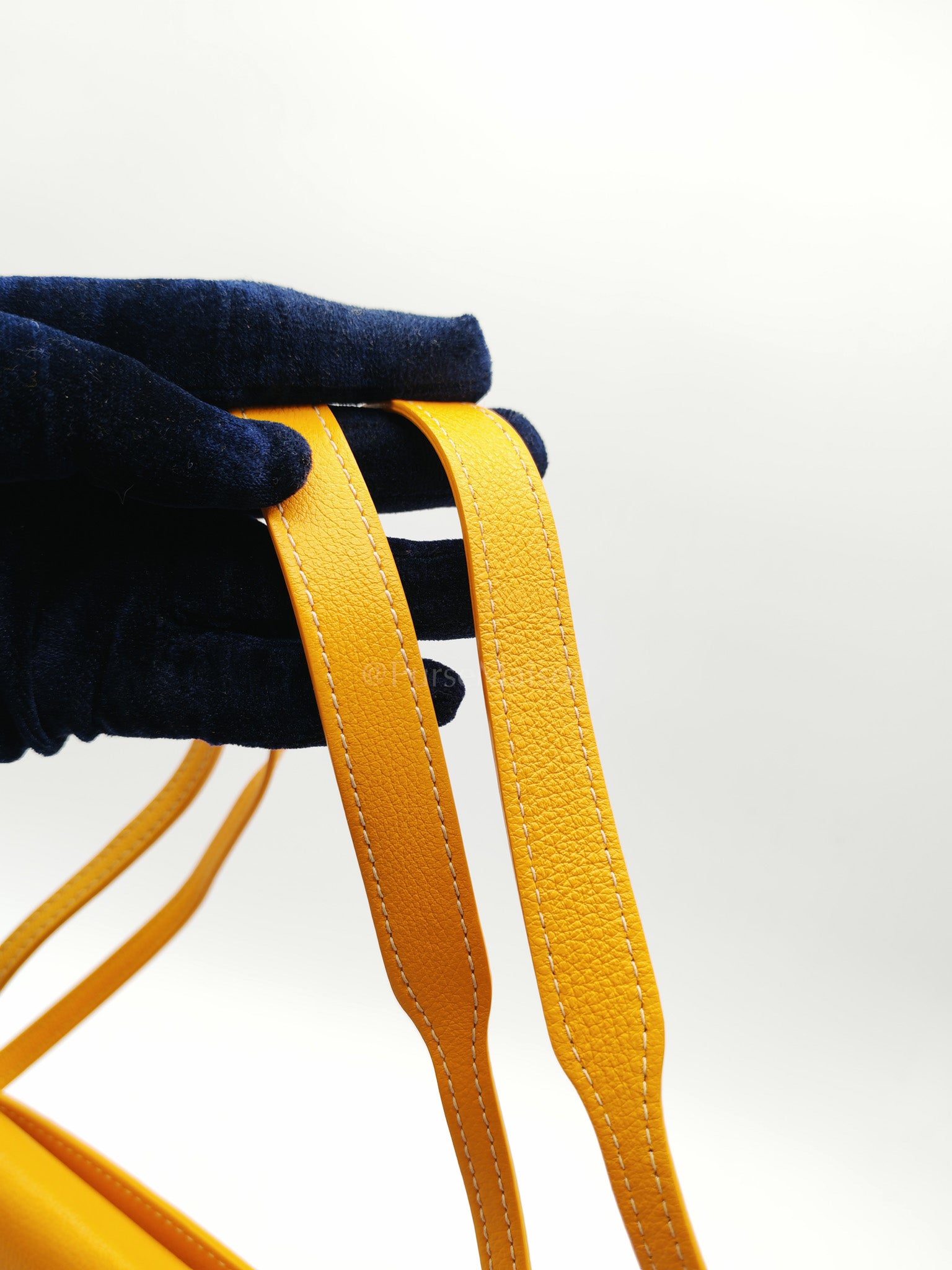 Rouette PM Jaune in Goyardine Canvas Tote Bag | Purse Maison Luxury Bags Shop