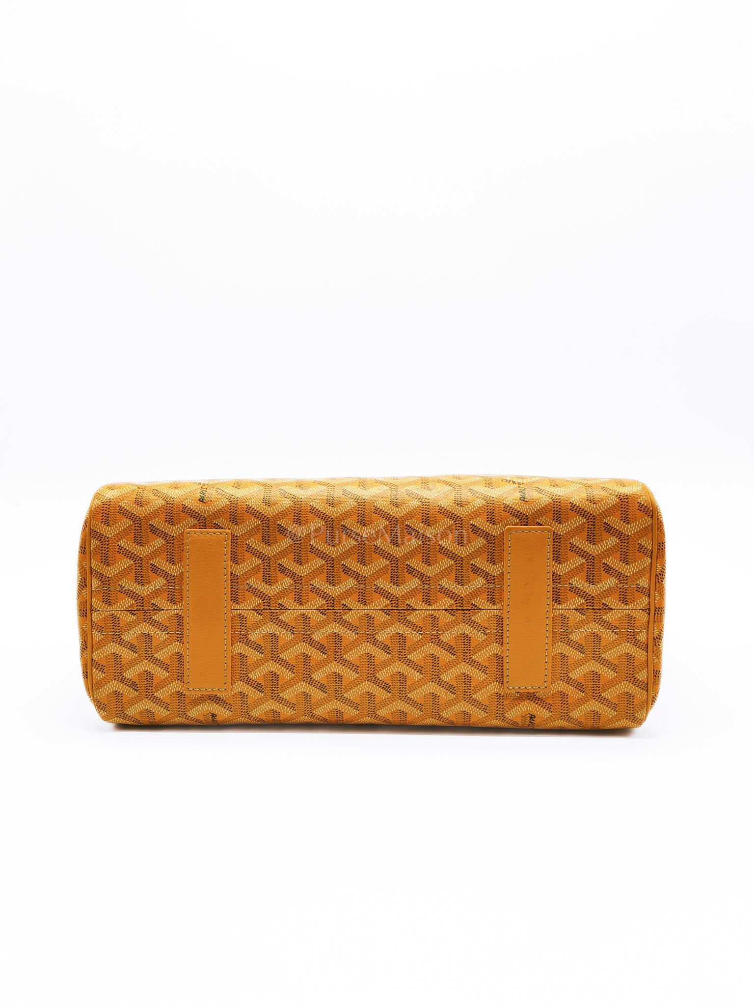 Rouette PM Jaune in Goyardine Canvas Tote Bag | Purse Maison Luxury Bags Shop