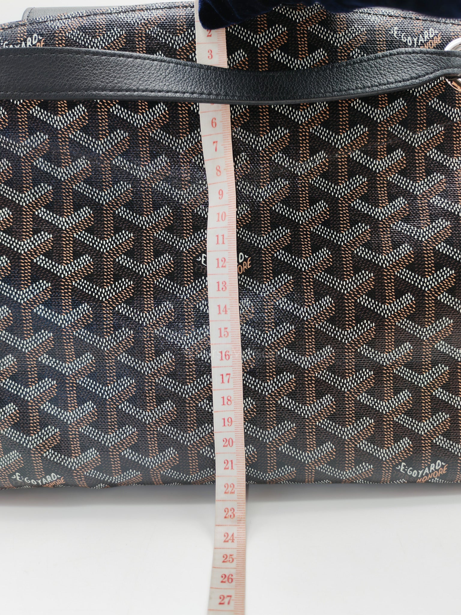 Rouette Souple PM in Black Goyardine Canvas & Silver Hardware | Purse Maison Luxury Bags Shop