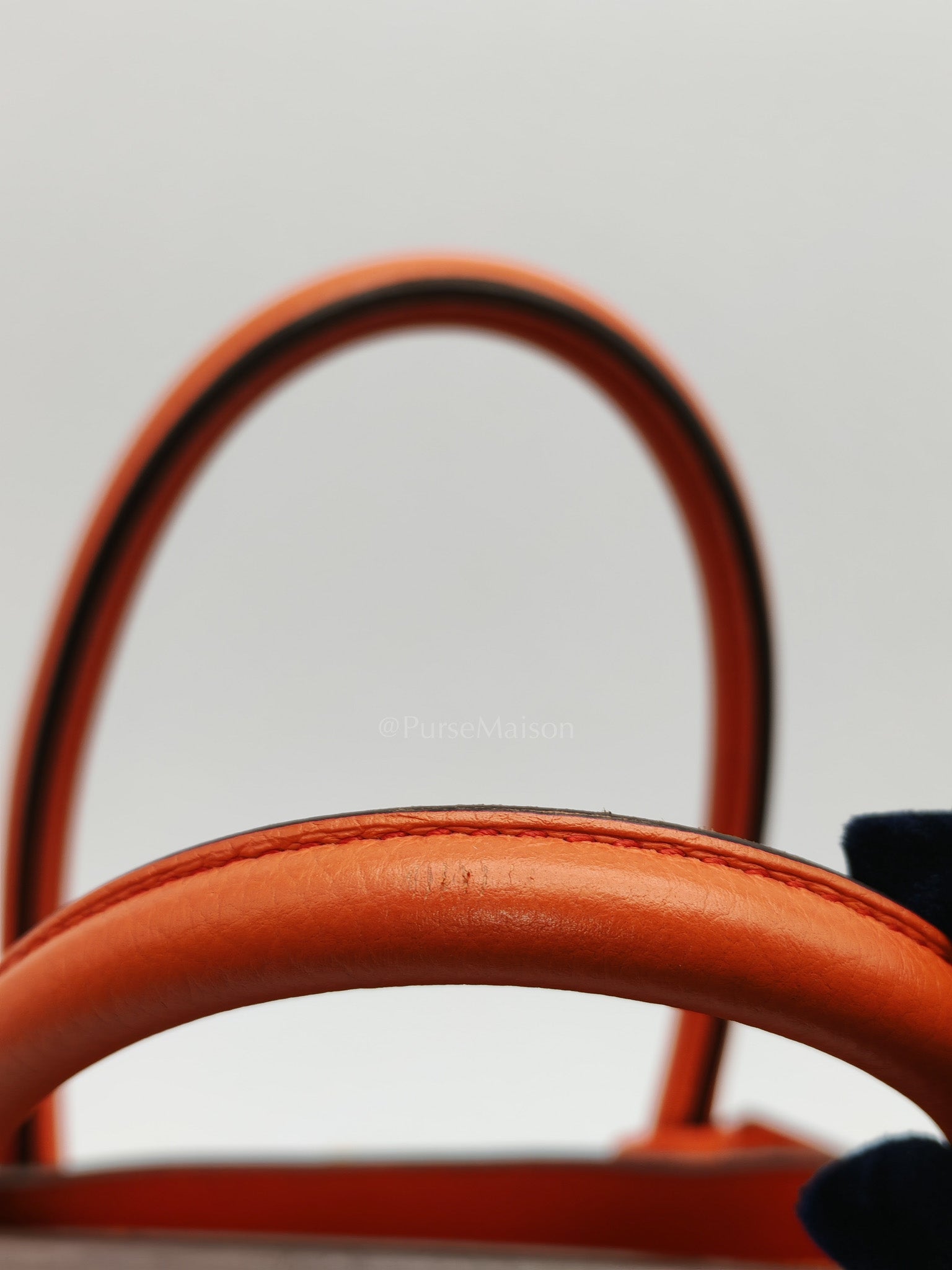 Birkin 30 in Poppy Orange Togo Leather & Gold Hardware Stamp A (2017)
