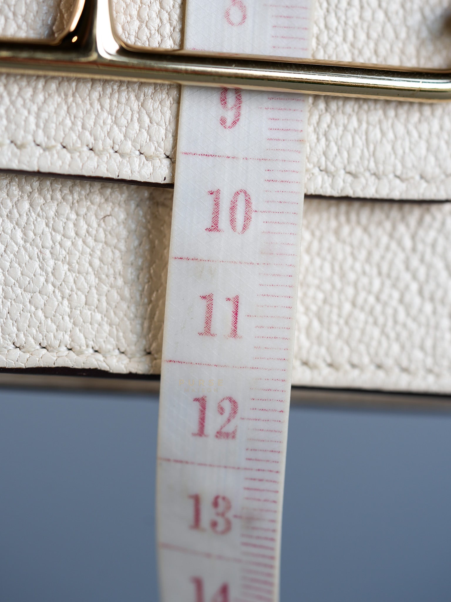 Roulis Slim Compact in Nata Chevre Mysore Leather Stamp B (2023) | Purse Maison Luxury Bags Shop