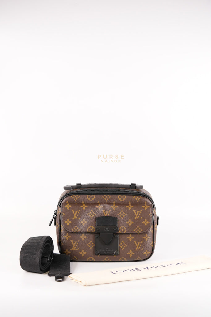 S Lock Messenger Bag Monogram Canvas | Purse Maison Luxury Bags Shop