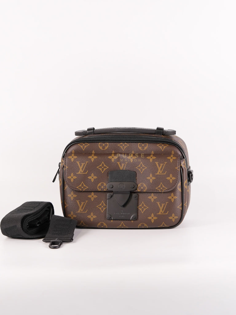 S Lock Messenger Bag Monogram Canvas | Purse Maison Luxury Bags Shop