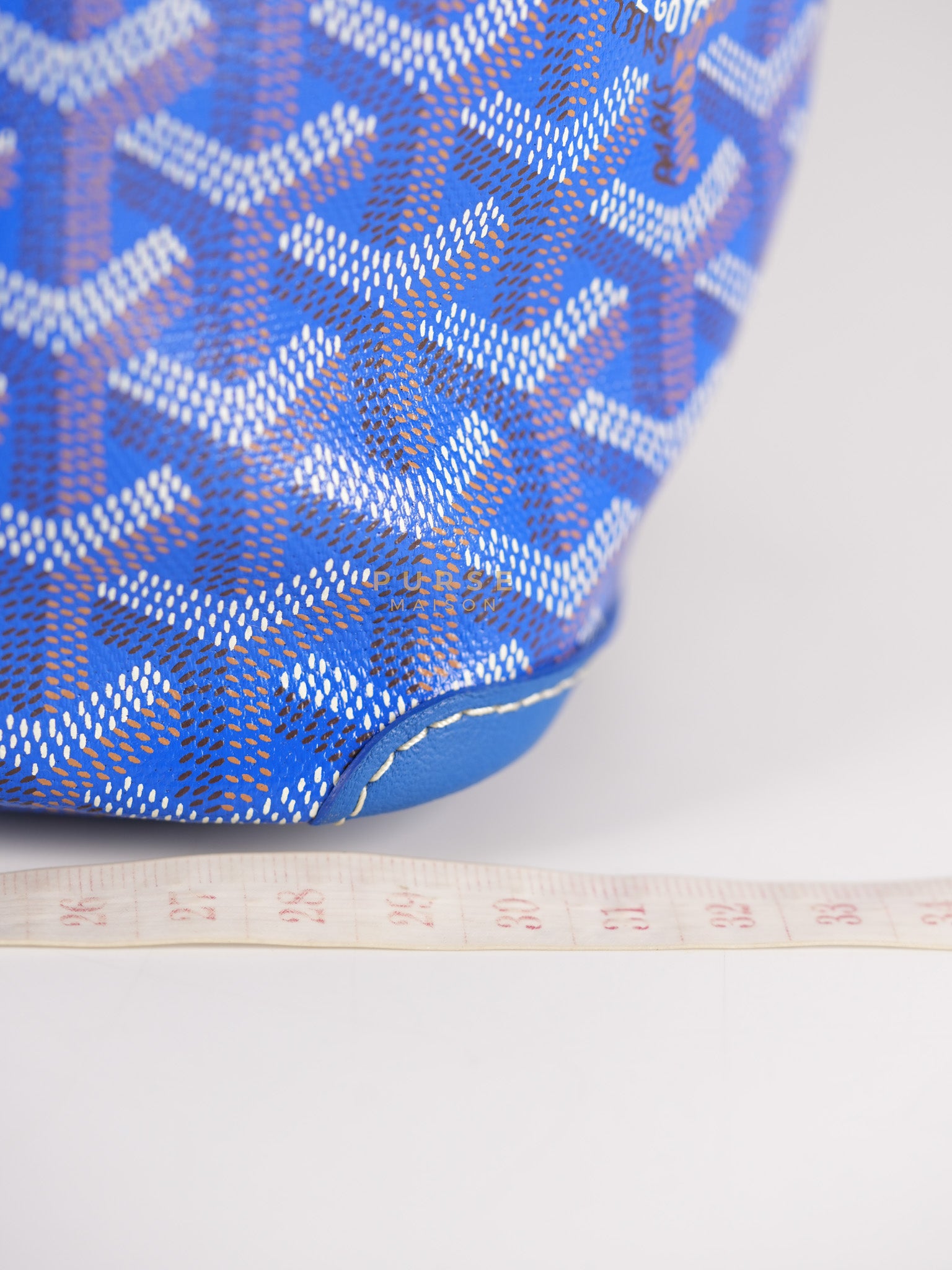 Sac Artois PM Tote Bag in Blue Goyardine Canvas | Purse Maison Luxury Bags Shop