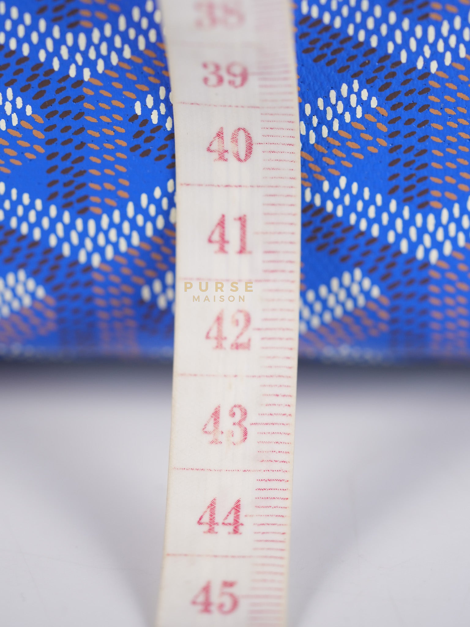 Sac Artois PM Tote Bag in Blue Goyardine Canvas | Purse Maison Luxury Bags Shop