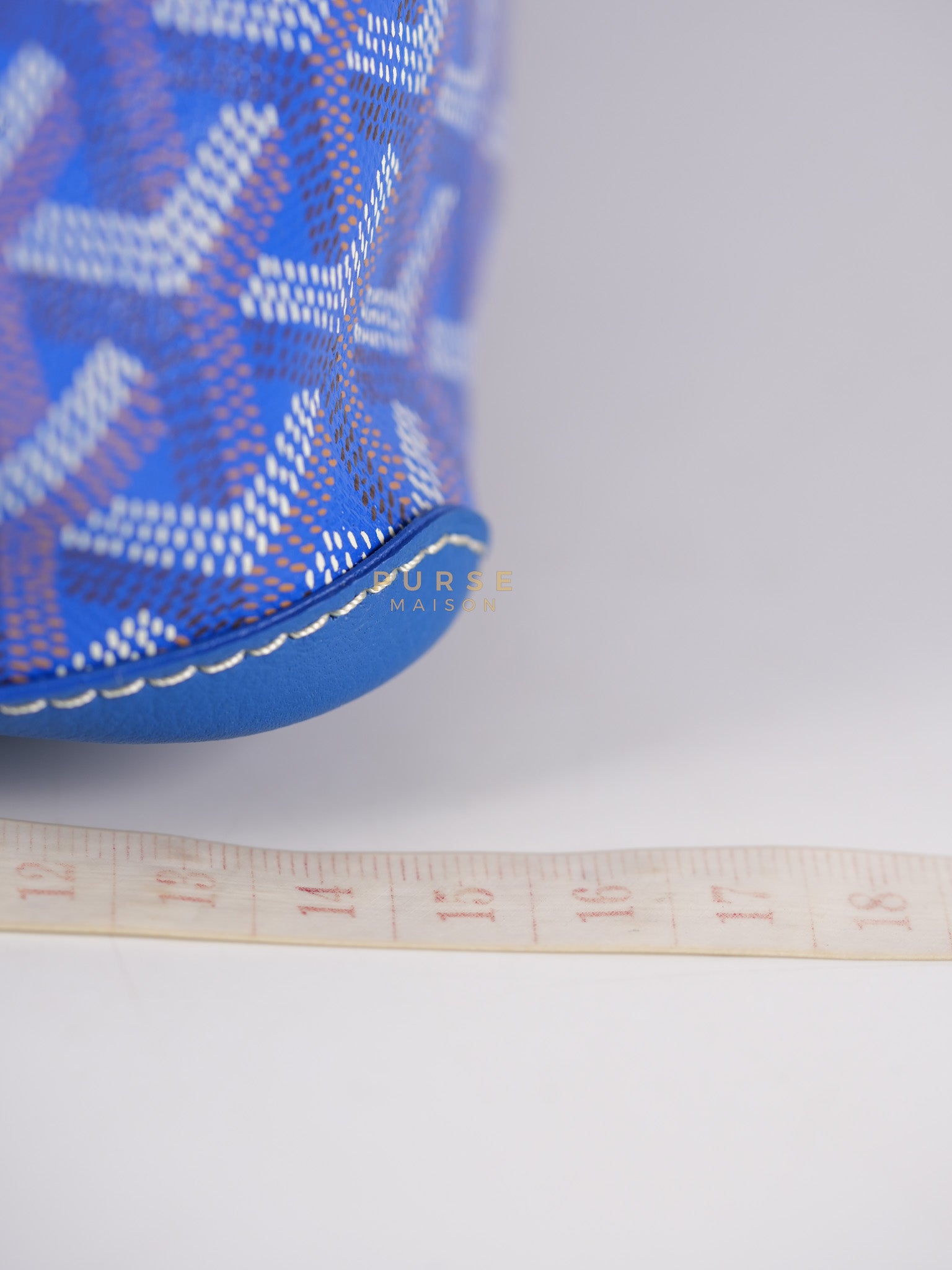 Sac Artois PM Tote Bag in Blue Goyardine Canvas | Purse Maison Luxury Bags Shop