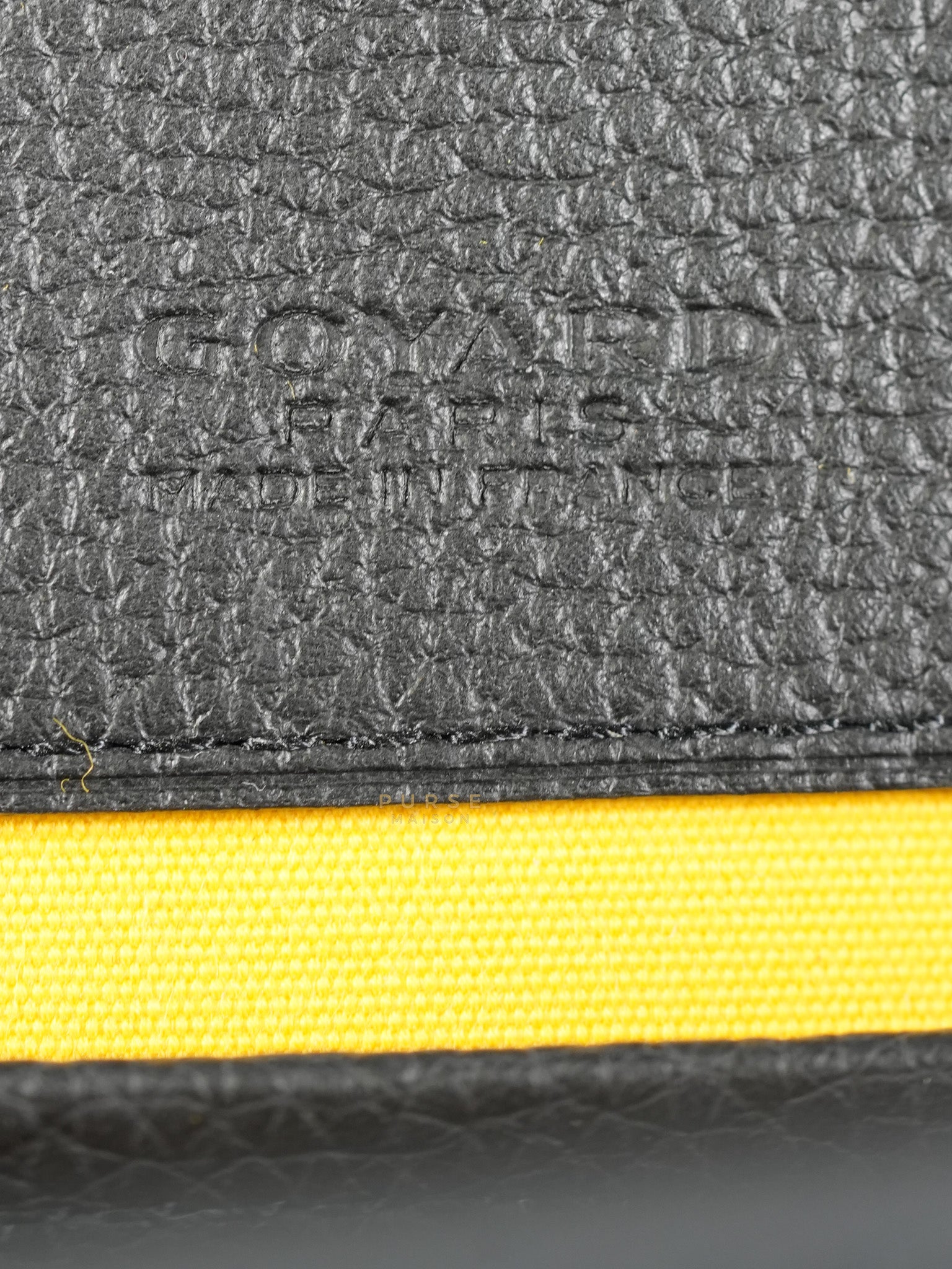 Sac Belvedere PM Bag in Black Goyardine Canvas | Purse Maison Luxury Bags Shop