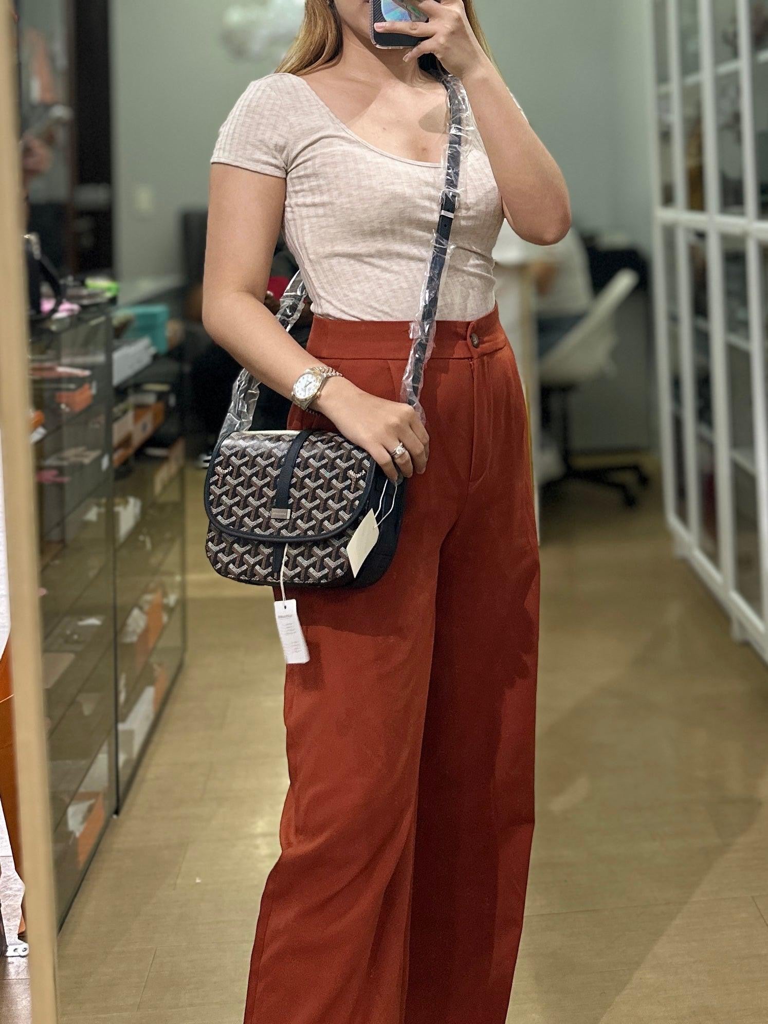 Sac Belvedere PM Bag in Black Goyardine Canvas | Purse Maison Luxury Bags Shop