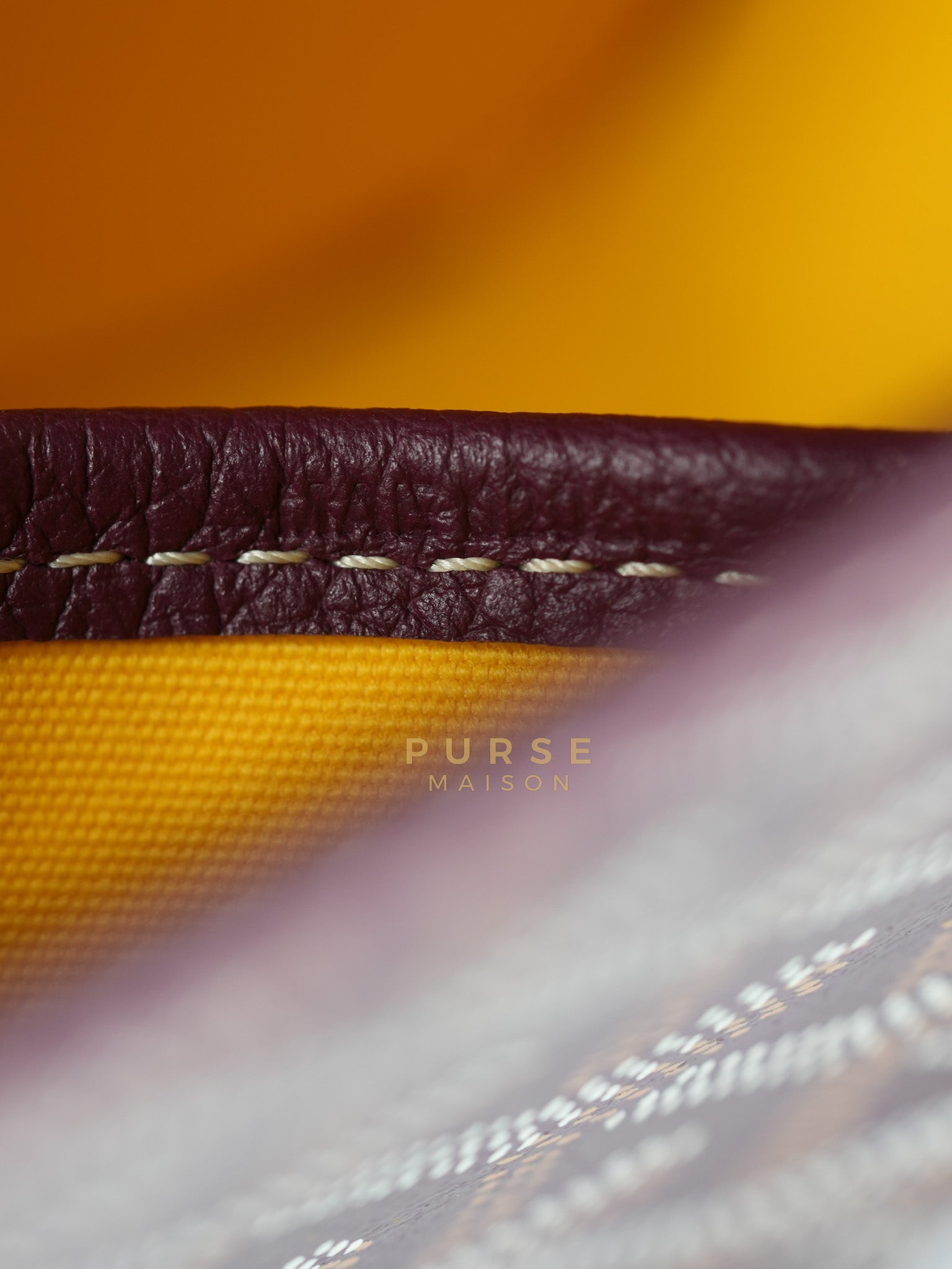 Sac Belvedere PM Bag in Bordeaux Goyardine Canvas | Purse Maison Luxury Bags Shop