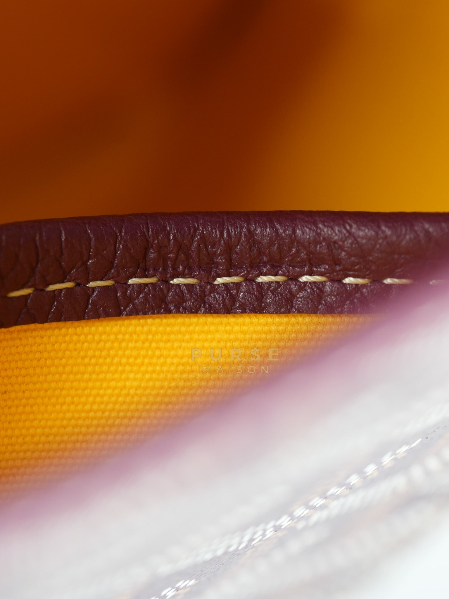 Sac Belvedere PM Bag in Bordeaux Goyardine Canvas | Purse Maison Luxury Bags Shop