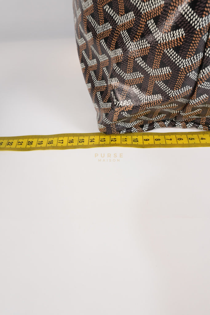 Sac Boheme PM Hobo Bag Noir/Black Goyardine Canvas | Purse Maison Luxury Bags Shop