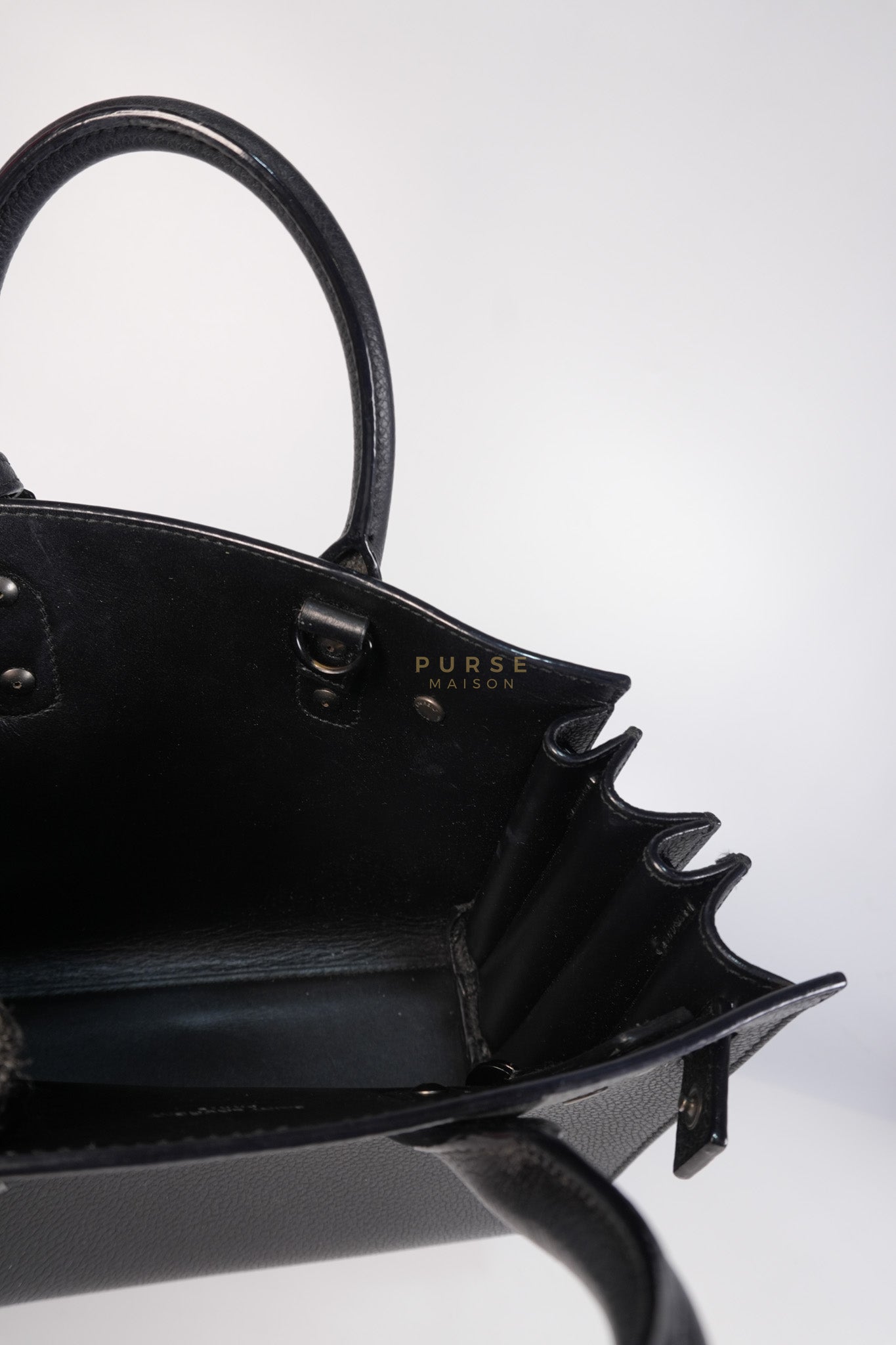Sac de Jour Nano in Black | Purse Maison Luxury Bags Shop