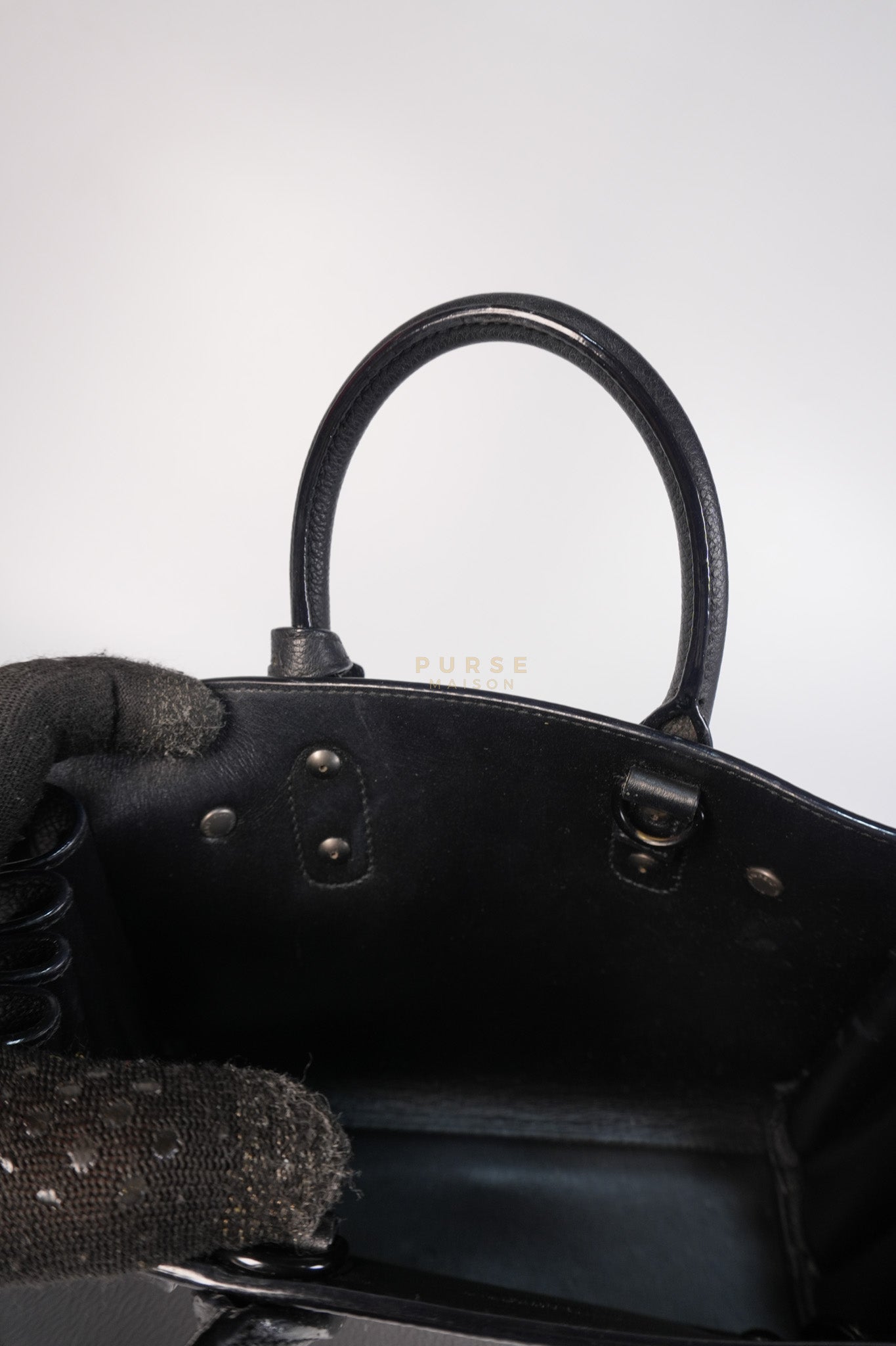 Sac de Jour Nano in Black | Purse Maison Luxury Bags Shop