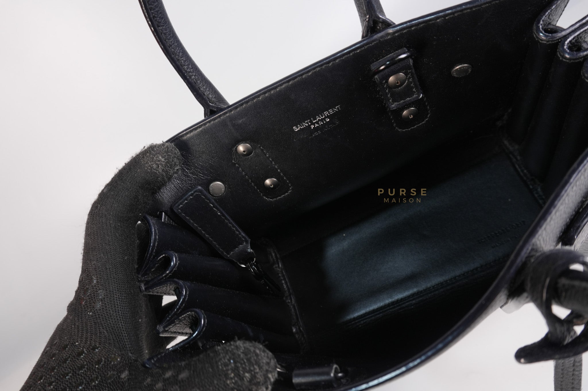 Sac de Jour Nano in Black | Purse Maison Luxury Bags Shop