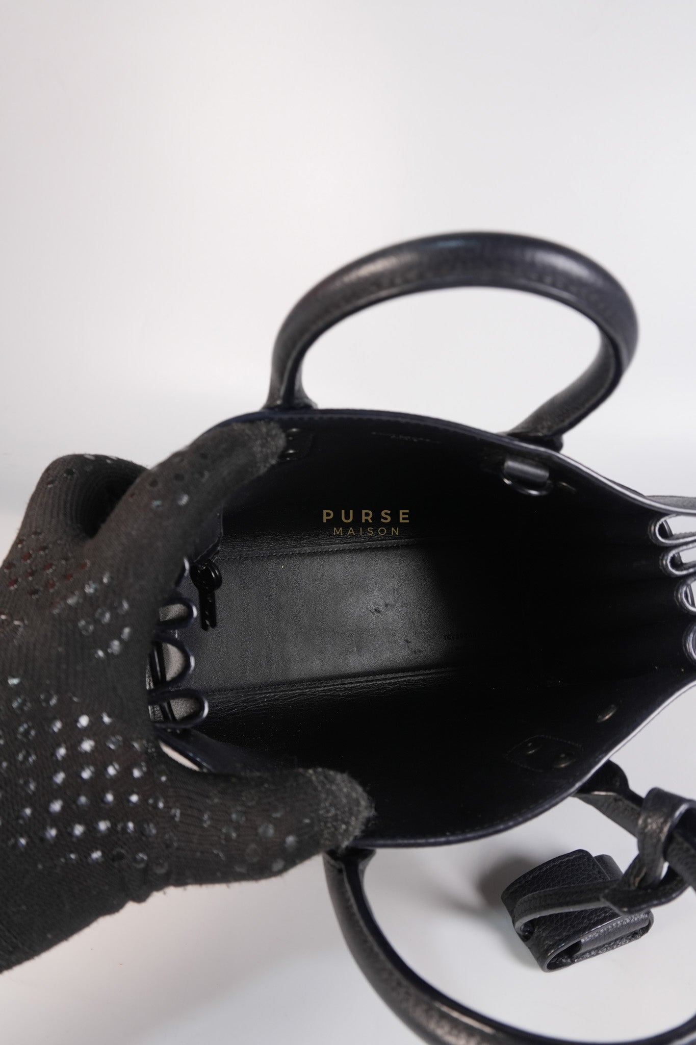 Sac de Jour Nano in Black | Purse Maison Luxury Bags Shop