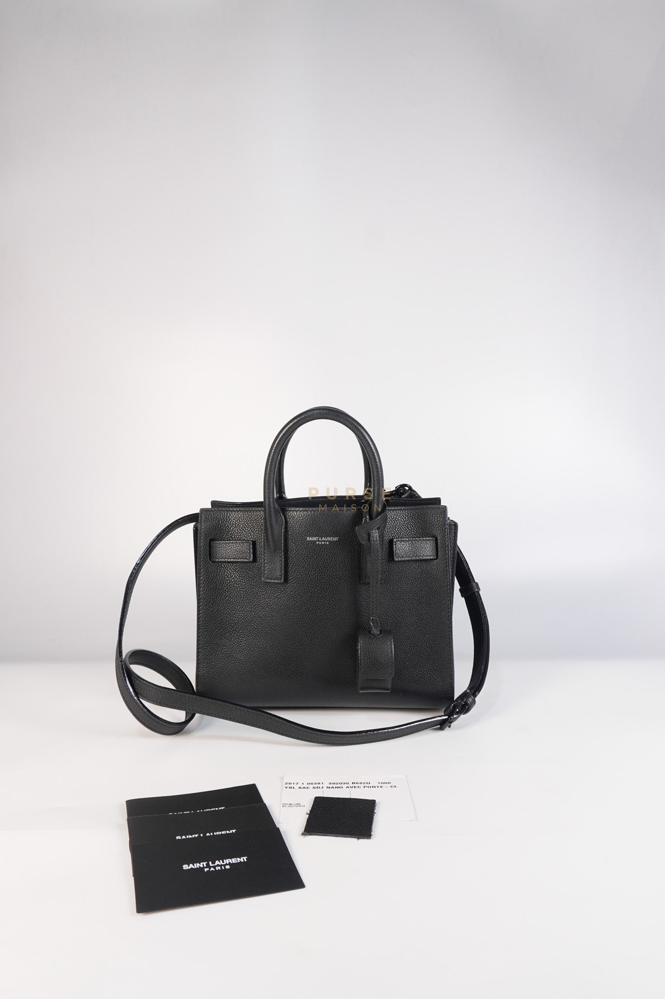 Sac de Jour Nano in Black | Purse Maison Luxury Bags Shop