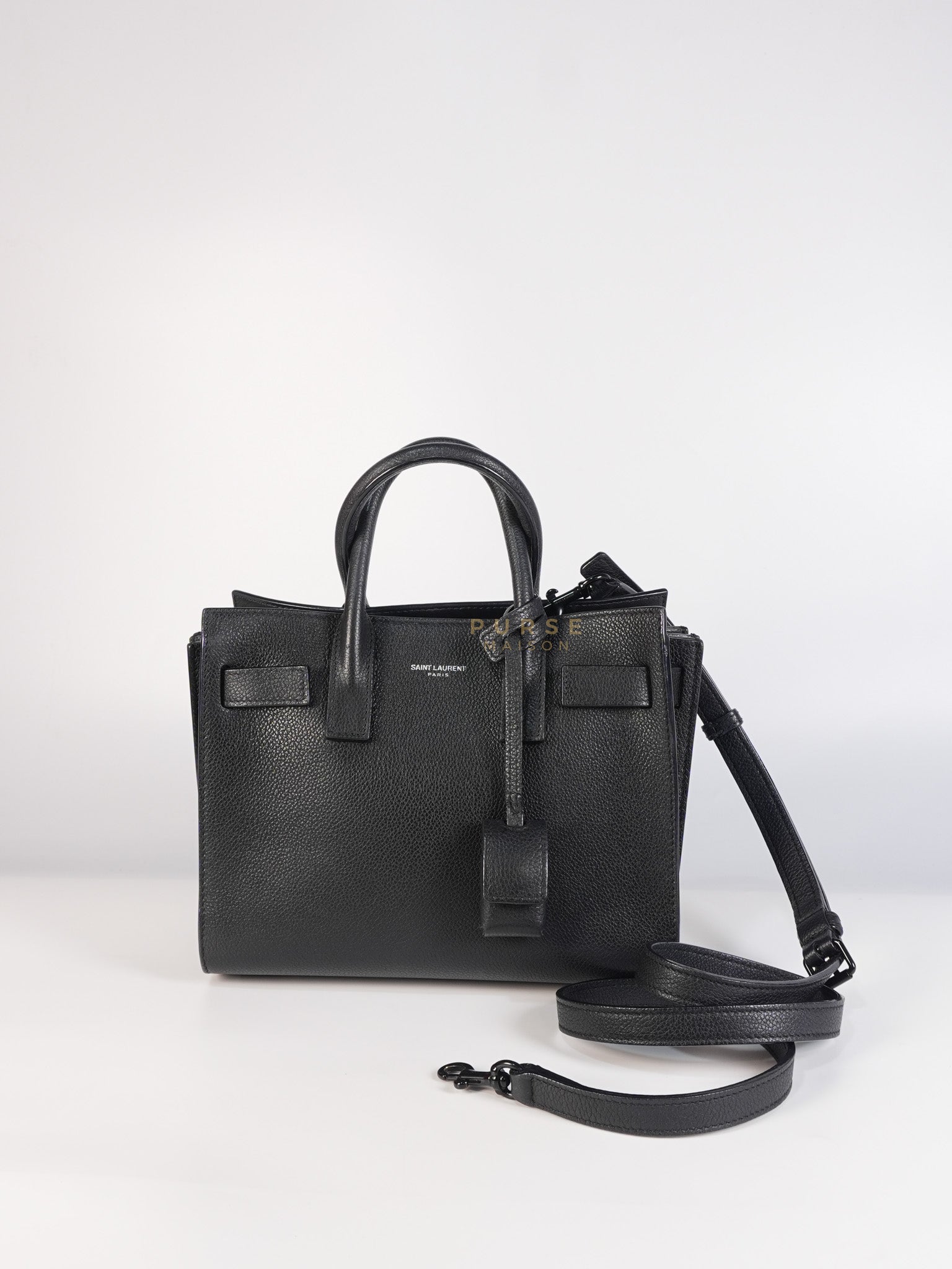 Sac de Jour Nano in Black | Purse Maison Luxury Bags Shop