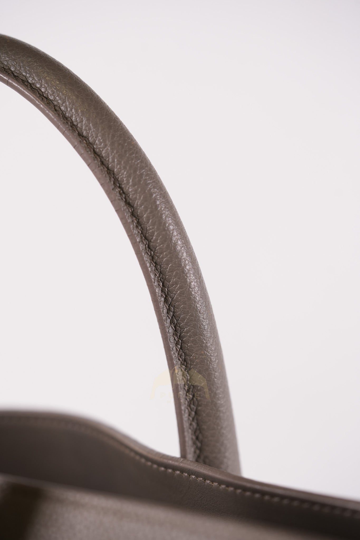 Sac De Jour Small in Gray Grained Calfskin Leather Shoulder Bag | Purse Maison Luxury Bags Shop