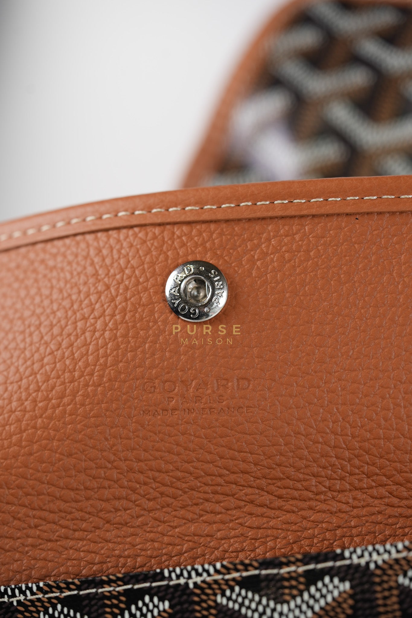 Sac Hardy PM 2 Noir Et Naturel/Tan Goyardine Canvas | Purse Maison Luxury Bags Shop