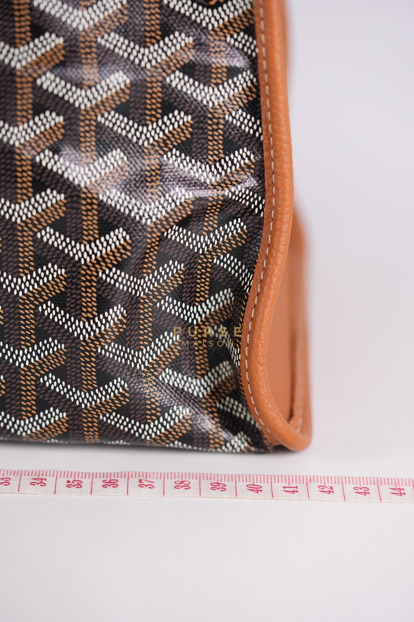 Sac Hardy PM 2 Noir Et Naturel/Tan Goyardine Canvas | Purse Maison Luxury Bags Shop