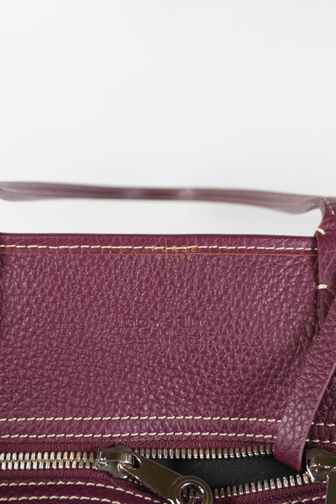 Sac Hardy PM in Burgundy Goyardine Canvas Tote Bag | Purse Maison Luxury Bags Shop