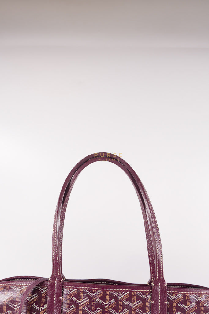 Sac Hardy PM in Burgundy Goyardine Canvas Tote Bag | Purse Maison Luxury Bags Shop