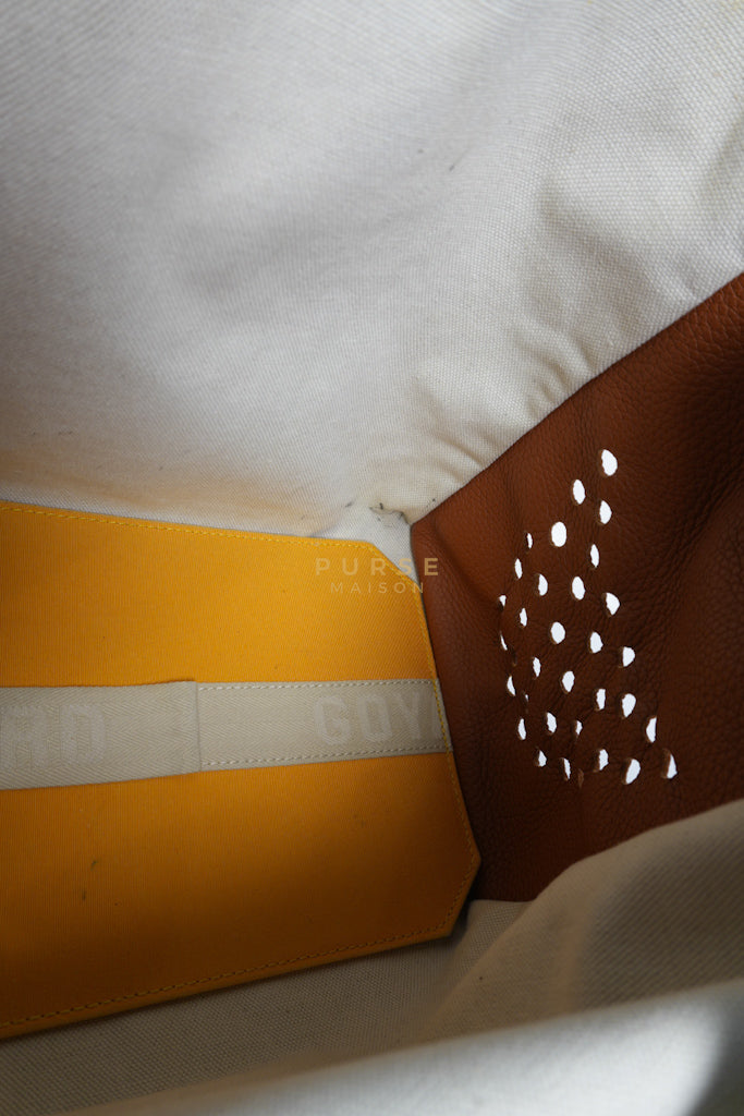 Sac Hardy PM in Tan Goyardine Canvas Tote Bag | Purse Maison Luxury Bags Shop