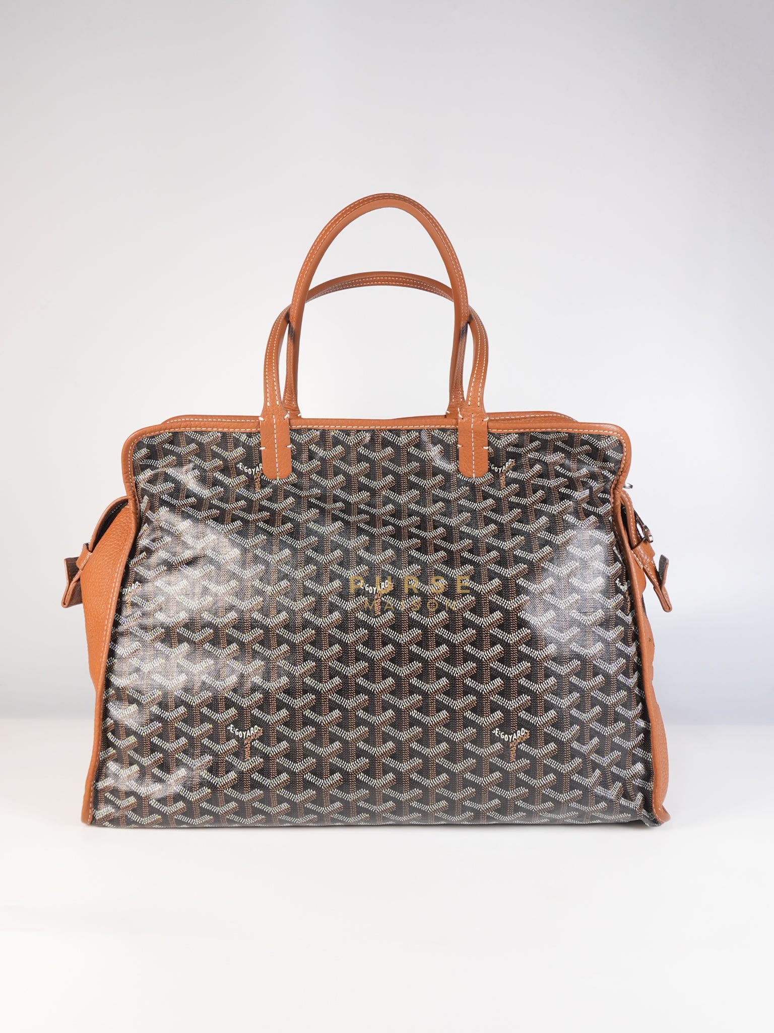 Sac Hardy PM in Tan Goyardine Canvas Tote Bag | Purse Maison Luxury Bags Shop