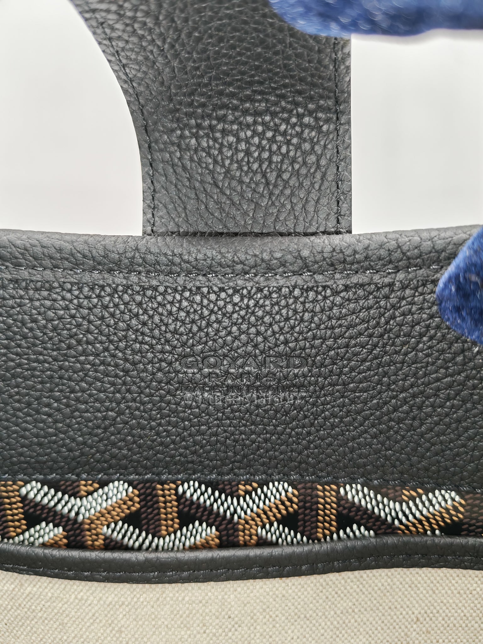 Sac Musette PM in Black Goyardine Canvas Shoulder Bag | Purse Maison Luxury Bags Shop