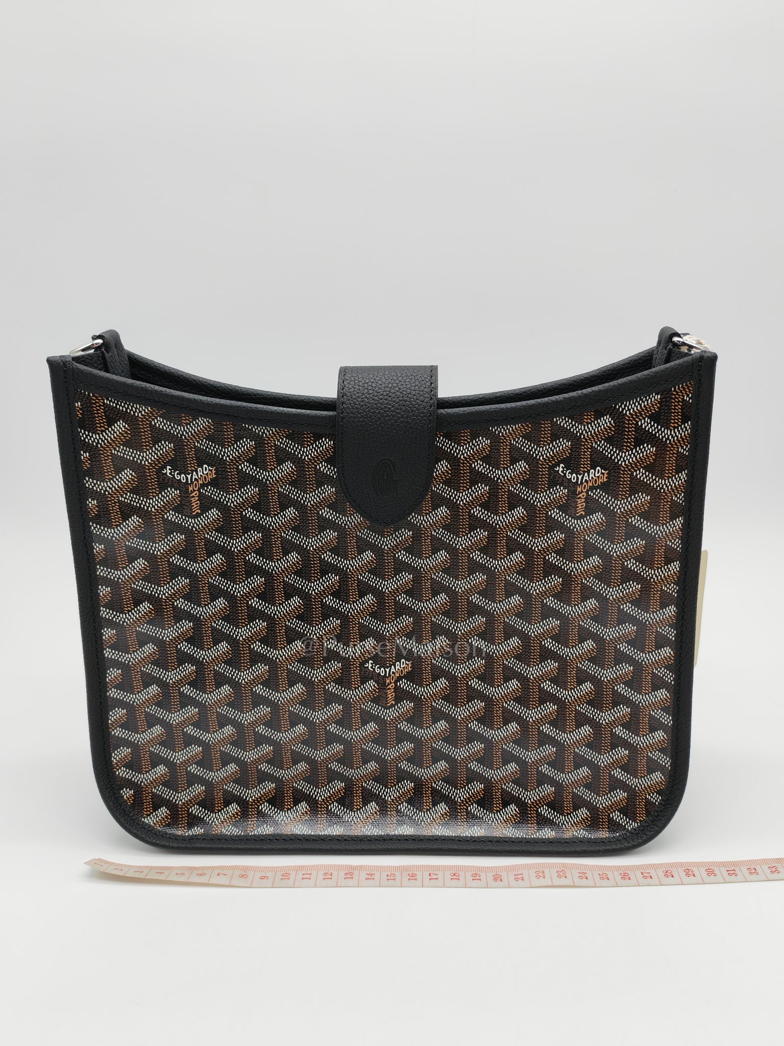 Sac Musette PM in Black Goyardine Canvas Shoulder Bag | Purse Maison Luxury Bags Shop