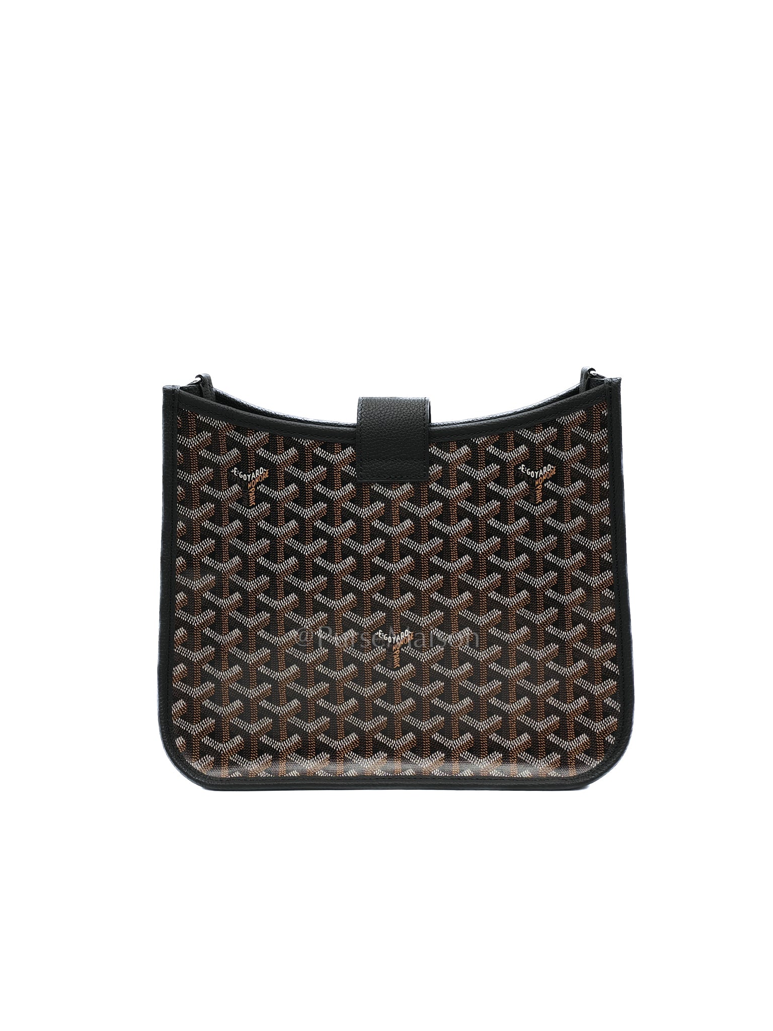 Sac Musette PM in Black Goyardine Canvas Shoulder Bag | Purse Maison Luxury Bags Shop