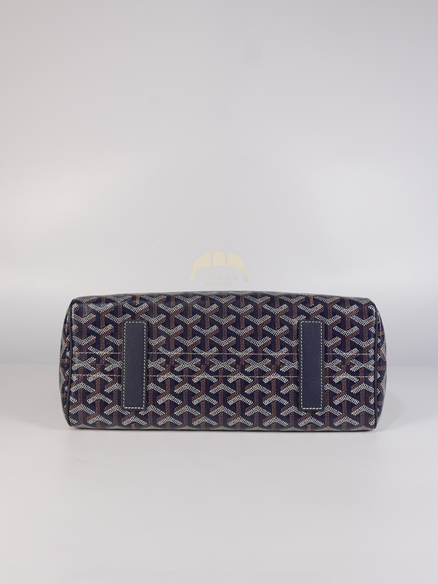 Sac Rouette PM in Navy Blue/ Bleu Marine Goyardine Canvas | Purse Maison Luxury Bags Shop