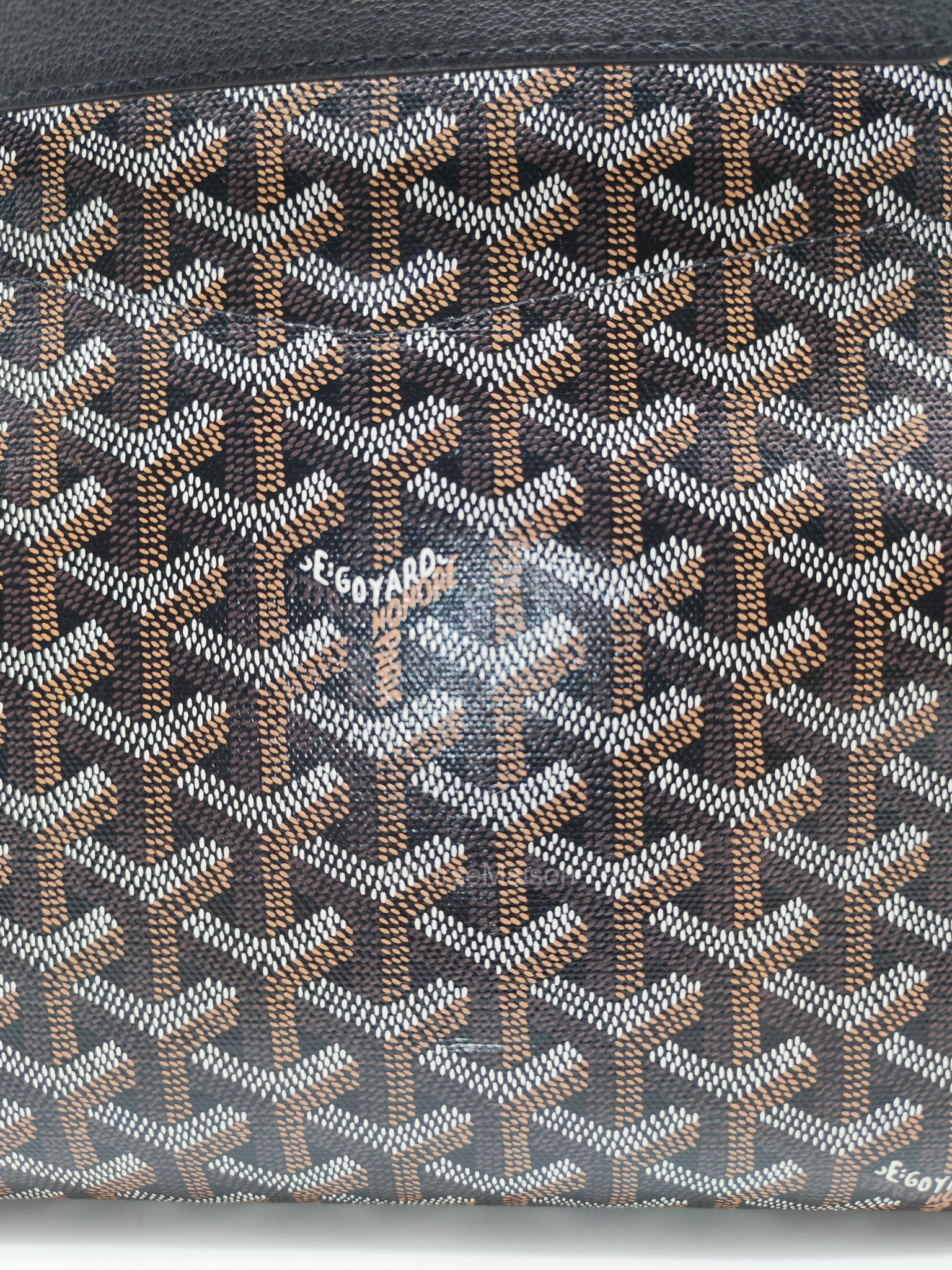 Sac Rouette Souple PM in Black Goyardine Canvas | Purse Maison Luxury Bags Shop
